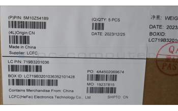 Lenovo 5M10Z54189 MECH_ASM Ccov BKLT KBD HUN UK(SRX)BK