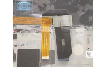 Lenovo 5M10Z54243 C-Cover with keyboard, Czech Slovakian, Black, Backlight, FingerPrint, UK