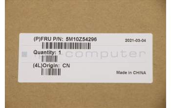 Lenovo 5M10Z54296 C-Cover with keyboard, Turkish, Black, Backlight, FingerPrint, UK