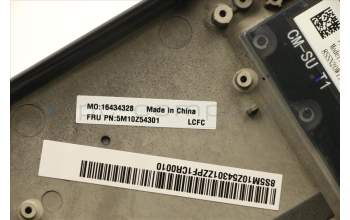 Lenovo 5M10Z54301 MECH_ASM Ccov BKLT KBD UKE UK(SRX)BK FPR