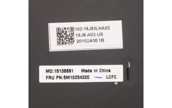 Lenovo 5M10Z54320 MECH_ASM KB w/KB Mlr Num BL(CHY)Arabic