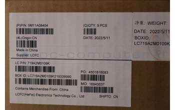 Lenovo 5M11A08404 MECH_ASM FCcover KBD FRA UK(LTN) BF