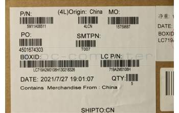 Lenovo 5M11A08511 MECH_ASM FCcover BLT KBD GER UK(SRX)BF