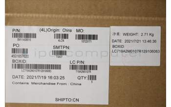 Lenovo 5M11A08515 MECH_ASM FCcover BLT KBD HUN UK(SRX)BF