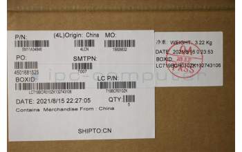 Lenovo 5M11A34846 MECH_ASM KBD UKE(Pri) Pat FPR UK BK