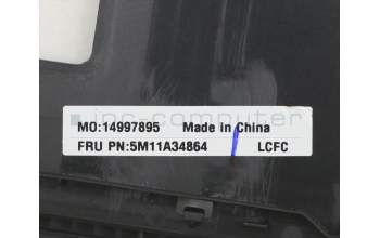 Lenovo 5M11A34864 MECH_ASM KBD THAI(Pri) Pat FPR US BK