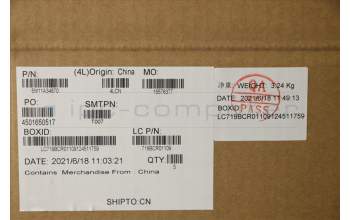 Lenovo 5M11A34870 MECH_ASM KBD IND ENG(Pri) Pat FPR US BK