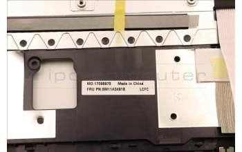 Lenovo 5M11A34918 MECH_ASM KBD EURO ENG(Pri) Tex US BK