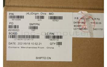 Lenovo 5M11A34946 MECH_ASM KBD IND ENG(Pri) Tex FPR US BK