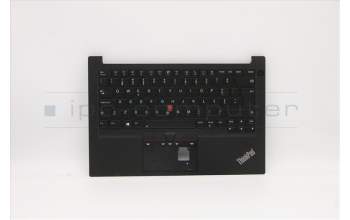Lenovo 5M11A34995 C-Abdeckung mit Tastatur, Portugiesisch, Schwarz, Hintergrundbeleuchtung