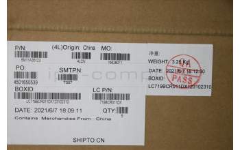 Lenovo 5M11A35123 MECH_ASM KBD UKE BL(Pri) Pat FPR UK BK