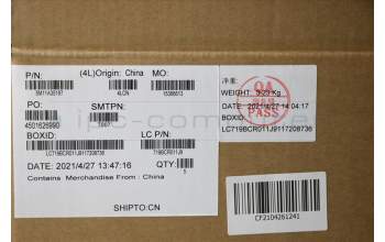 Lenovo 5M11A35197 C-Cover with keyboard,US English Euro,Black,Backlight