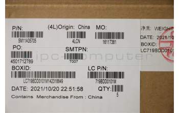 Lenovo 5M11A35705 MECH_ASM KB NORDIC(P)UK BK