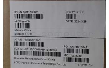 Lenovo 5M11A35881 MECH_ASM KB FRA(S)FPR UK BK