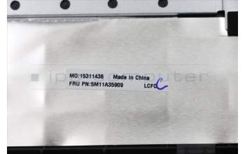 Lenovo 5M11A35909 MECH_ASM KB SLV(P)FPR UK BK