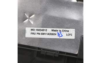 Lenovo 5M11A35924 MECH_ASM KB UKE(P)FPR UK BK