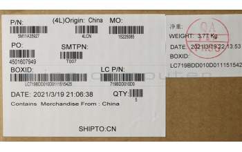 Lenovo 5M11A35927 MECH_ASM KB EURO ENG(P)FPR US BK