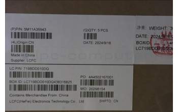 Lenovo 5M11A35943 MECH_ASM KB THAI(T)FPR US BK