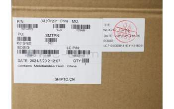 Lenovo 5M11A36305 MECH_ASM KB GRE BKLT(P)FPR US BK