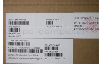 Lenovo 5M11A37108 MECH_ASM KBDW/C JPN (SUN) JP BK