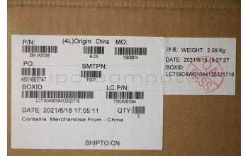 Lenovo 5M11A37295 MECH_ASM KBDW/C FRA/ENG BKLT(SUN) UK BK