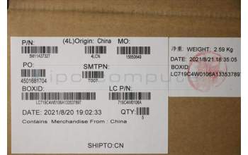 Lenovo 5M11A37327 MECH_ASM KBDW/C HUN BKLT(SUN) UK BK