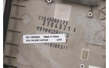 Lenovo 5M11A37343 MECH_ASM KBDW/C IND ENG BKLT(SUN) US BK