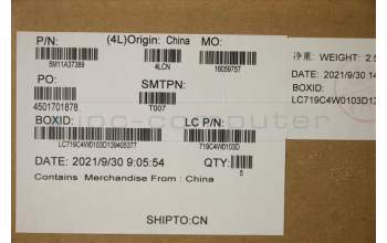 Lenovo 5M11A37389 MECH_ASM KBDW/C NORDIC BKLT(CHY) UK BK