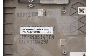 Lenovo 5M11A37389 MECH_ASM KBDW/C NORDIC BKLT(CHY) UK BK