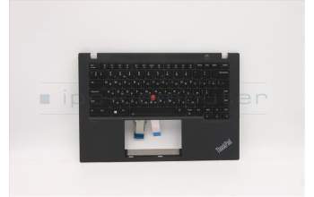 Lenovo 5M11A37483 MECH_ASM KBDW/C UKR BKLT(CHY) US BK