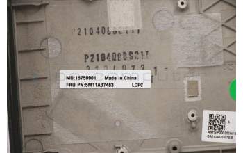 Lenovo 5M11A37483 MECH_ASM KBDW/C UKR BKLT(CHY) US BK