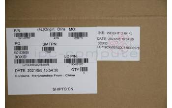 Lenovo 5M11A37507 MECH_ASM KBDW/C BEL BKLT(CHY)WW UK BK
