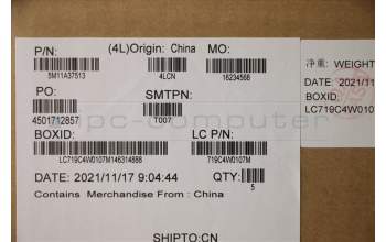 Lenovo 5M11A37513 MECH_ASM KBDW/C BEL BKLT(SUN)WW UK BK