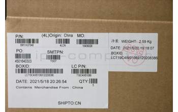 Lenovo 5M11A37548 MECH_ASM KBDW/C DEN BKLT(CHY)WW UK BK