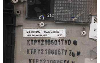 Lenovo 5M11A37557 MECH_ASM KBDW/C ENG BKLT(CHY)WW US BK