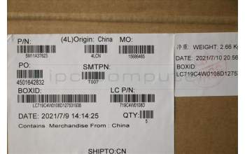 Lenovo 5M11A37623 MECH_ASM KBDW/C HUN BKLT(SUN)WW UK BK