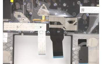 Lenovo 5M11A37623 MECH_ASM KBDW/C HUN BKLT(SUN)WW UK BK