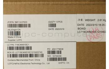 Lenovo 5M11A37633 MECH_ASM KBDW/C IND ENG BKLT(CHY)WW USBK