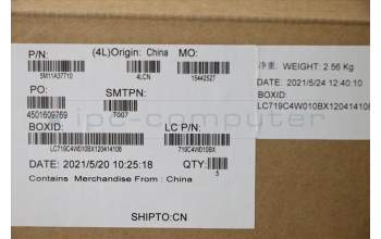 Lenovo 5M11A37710 MECH_ASM KBDW/C RUS BKLT(SUN)WW US BK