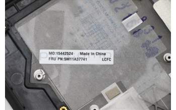 Lenovo 5M11A37741 C-Cover with keyboard,Switzerland,Black,Backlight,WWAN