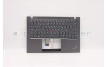 Lenovo 5M11A37860 C-Cover with keyboard,Hebrew,Grey,Backlight