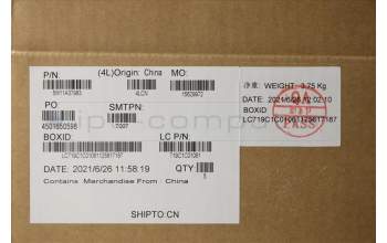 Lenovo 5M11A37983 MECH_ASM KB C ENG(PMX)PT US BK
