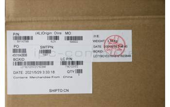 Lenovo 5M11A37989 MECH_ASM KB C 058FRA(PMX)PT UK BK