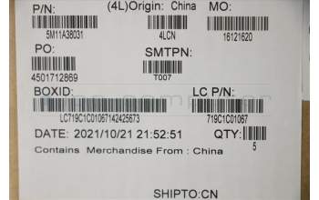 Lenovo 5M11A38031 C-Abdeckung mit Tastatur, Griechisch, Schwarz