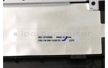 Lenovo 5M11A38122 C-Cover with keyboard, Bulgarian, Black, UK