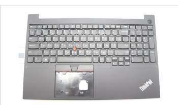 Lenovo 5M11A38188 C-Cover with keyboard, Ukraine, Black, US