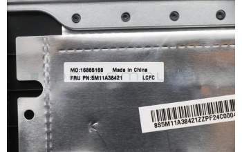 Lenovo 5M11A38421 MECH_ASM KB C ARA(PMX)PT FP US BK