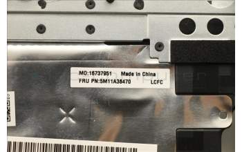 Lenovo 5M11A38470 MECH_ASM KB C ITA(PMX)PT FP UK BK