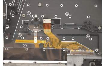 Lenovo 5M11B38322 MECH_ASM GRP,KBD,BZL,GER,WL,BK,CHY