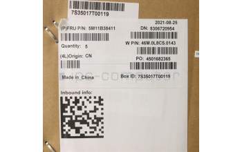 Lenovo 5M11B38411 MECH_ASM GRP,KBD,BZL,SWS,WW,BK,CHY